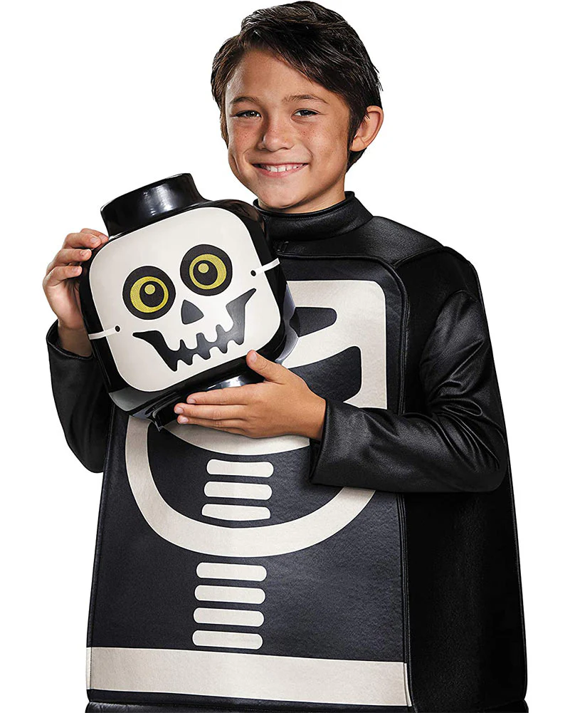 Lego Minifigures Skeleton Deluxe Boys Costume - Image 4