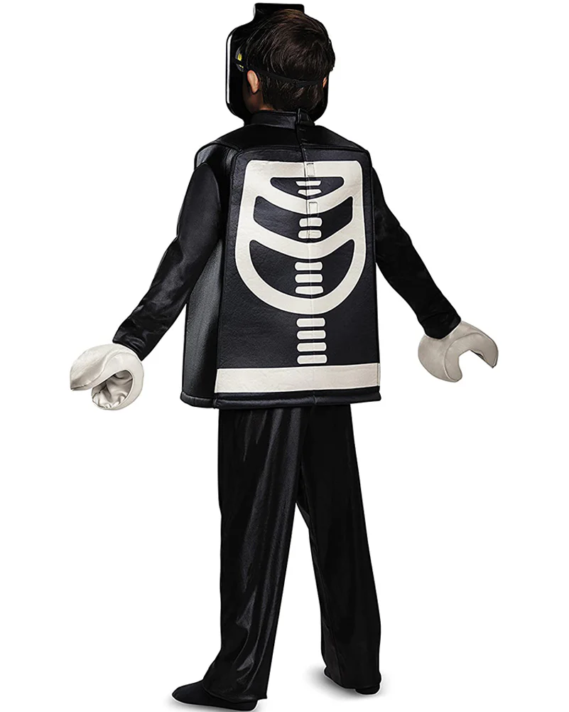 Lego Minifigures Skeleton Deluxe Boys Costume - Image 5