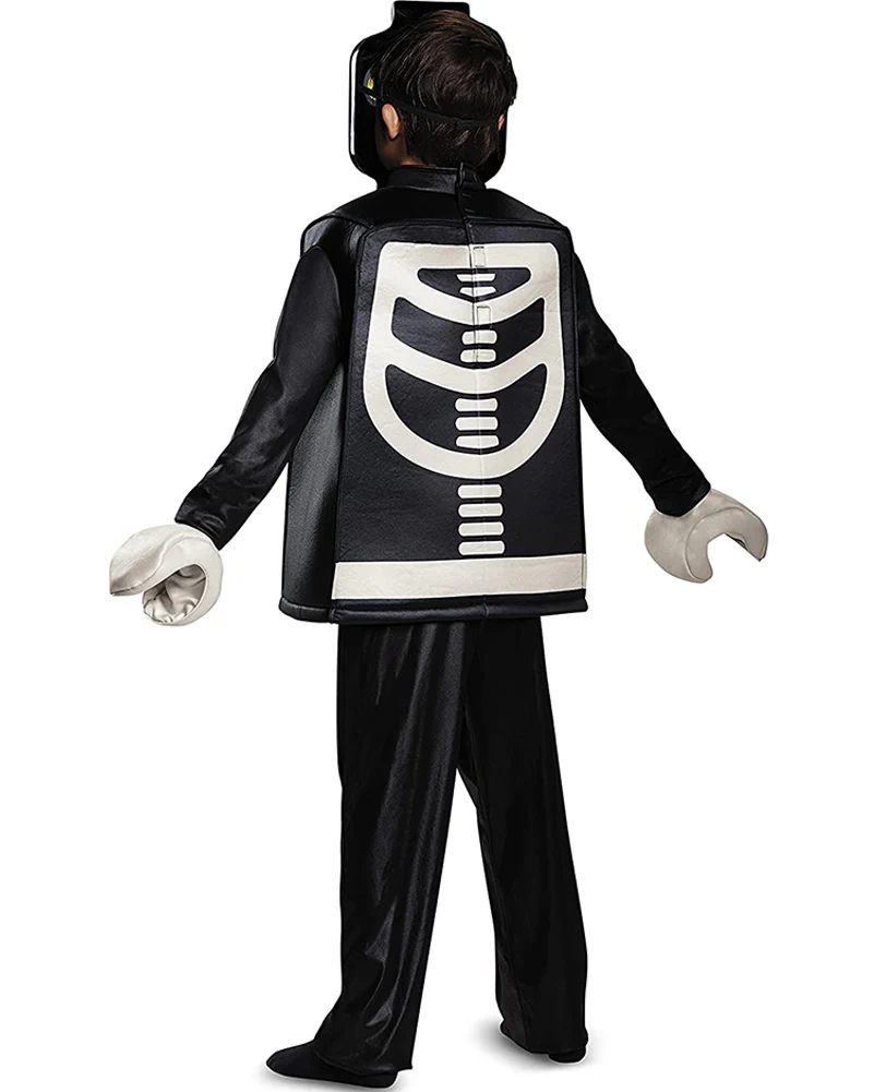 Lego Minifigures Skeleton Deluxe Boys Costume - Image 7