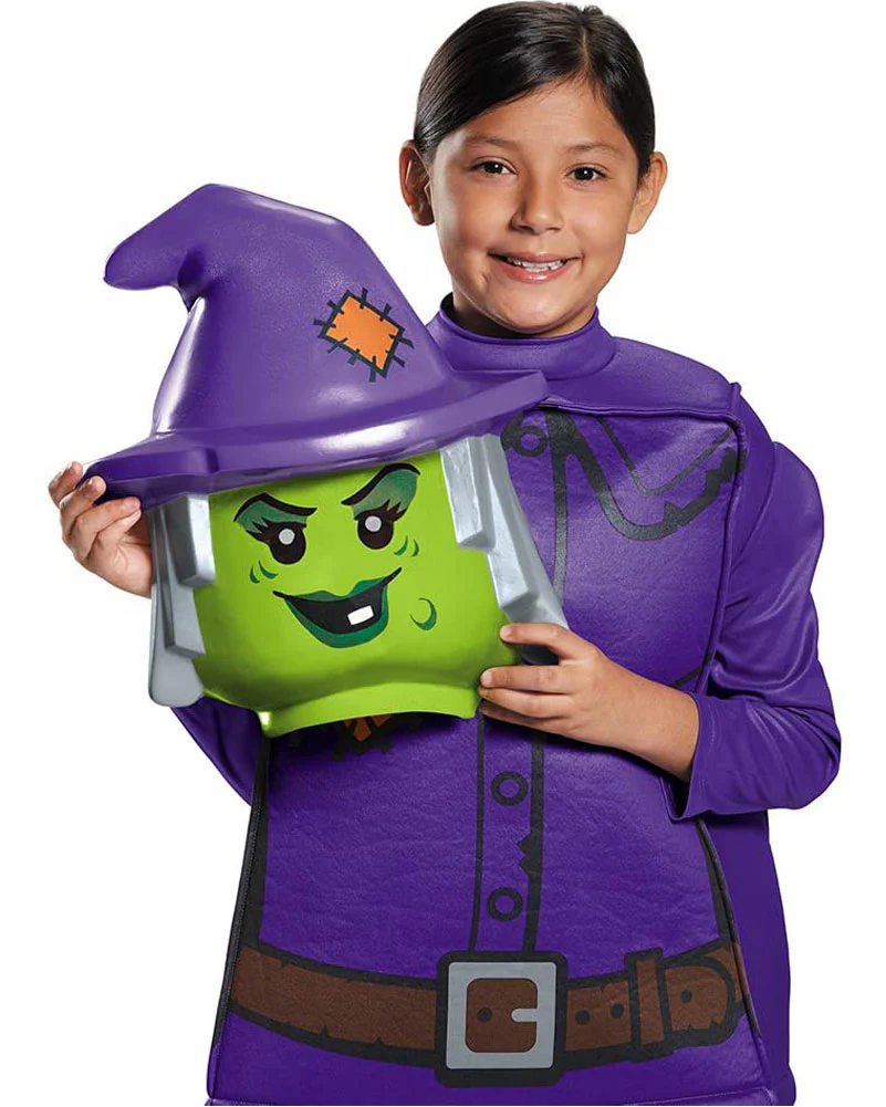 Lego Minifigures Witch Deluxe Girls Costume - Image 5