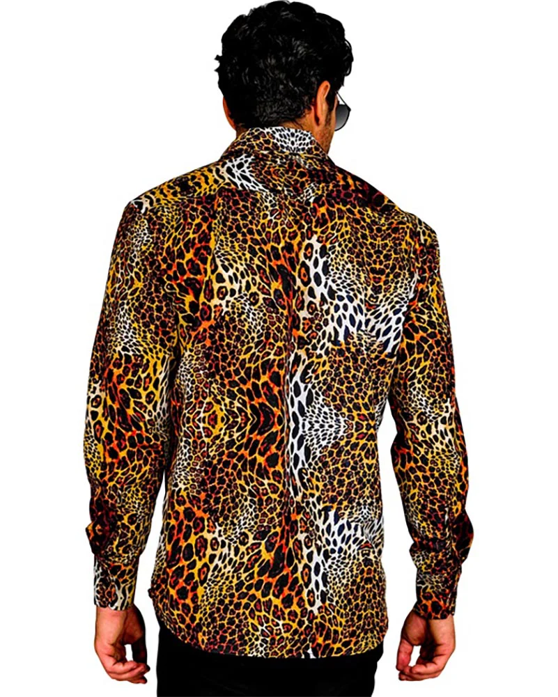 Leopard Animalier Mens Shirt - Image 2