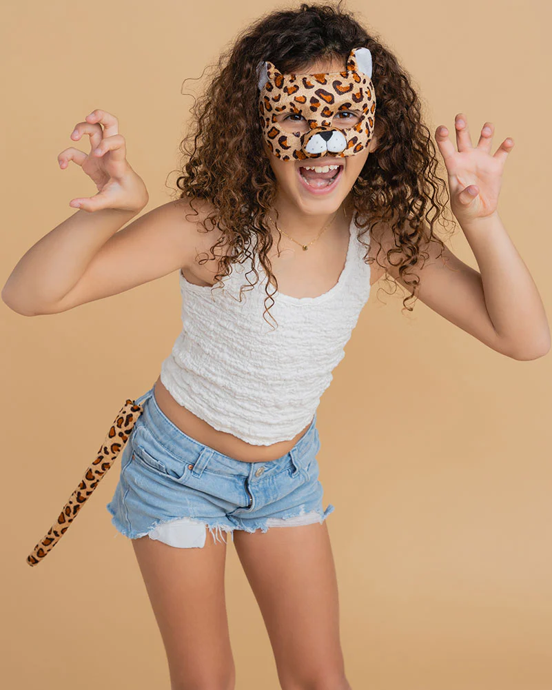 Leopard Deluxe Mask and Tail Set - Image 4