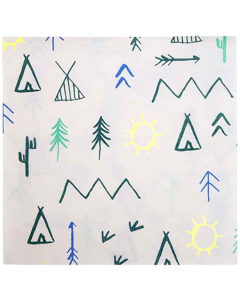 Lets Explore Dinner Napkins Pack of 20