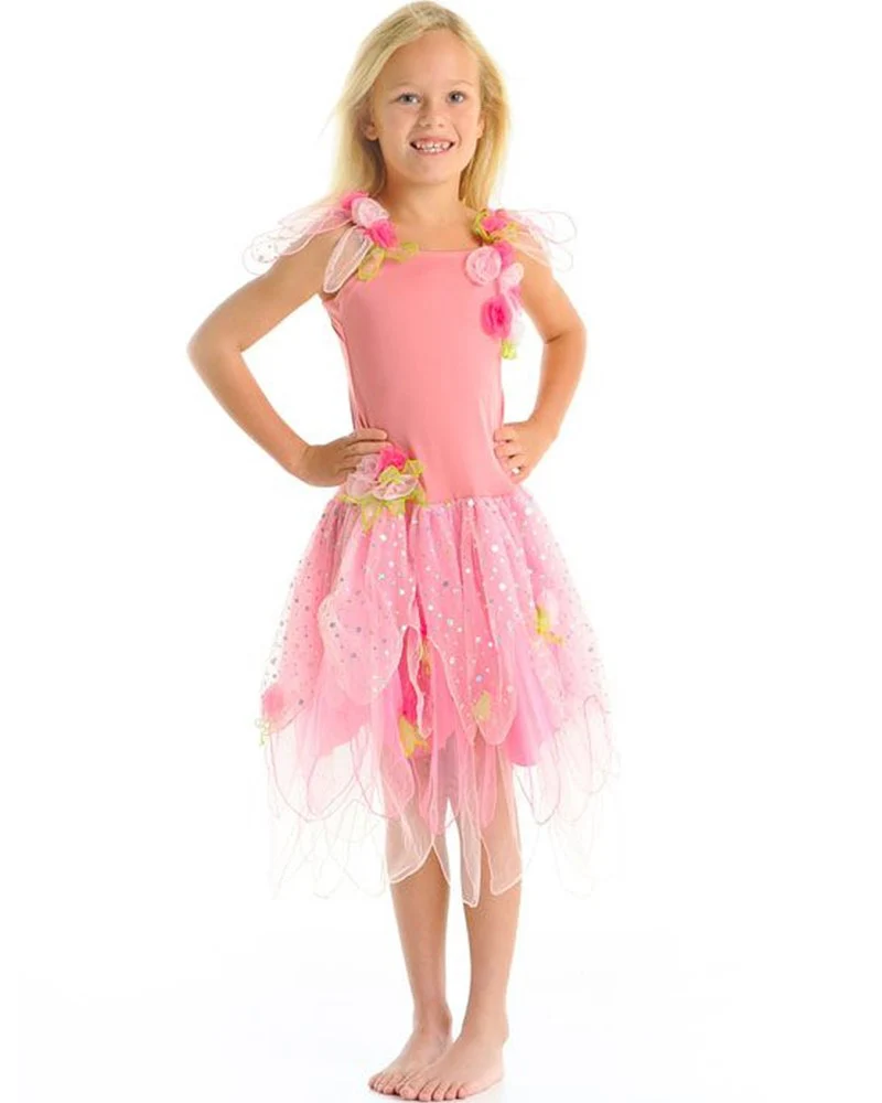 Crystal Fairy Light Pink Girls Book Week Costume