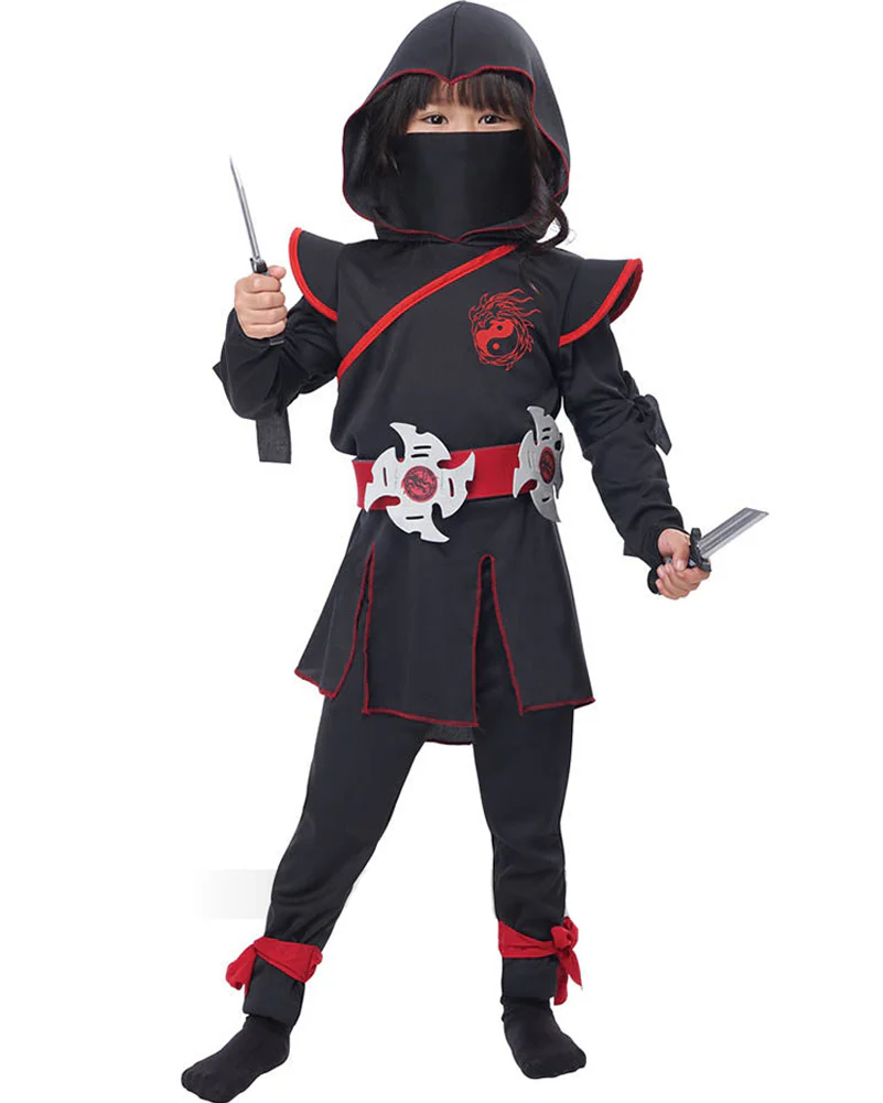 Lil Ninja Girls Toddler Costume - Image 2