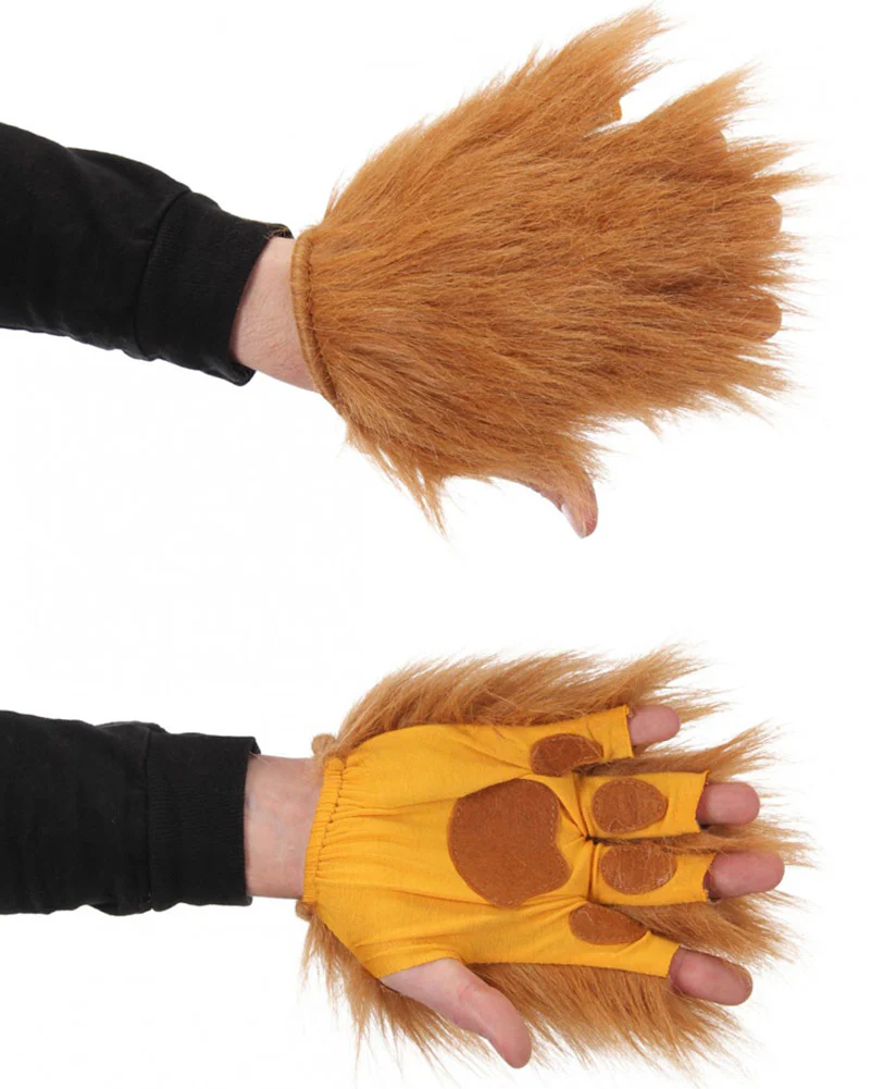 Lion Brown Fingerless Paws - Image 3
