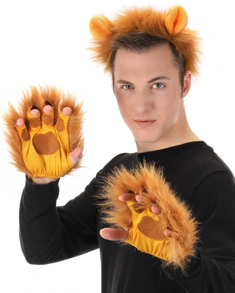 Lion Brown Fingerless Paws - Image 4
