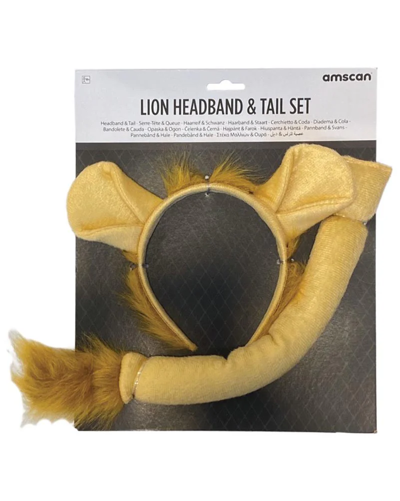 Lion Headband and Tail Set - Image 2