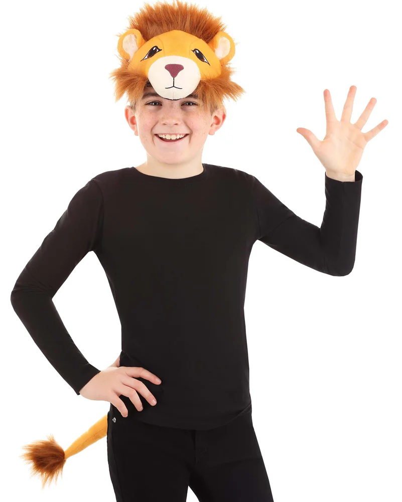 Lion Plush Headband and Tail Deluxe Set - Image 2