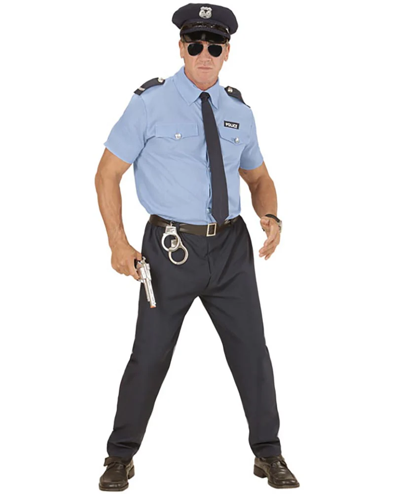 Local Police Officer Mens Costume - Image 3