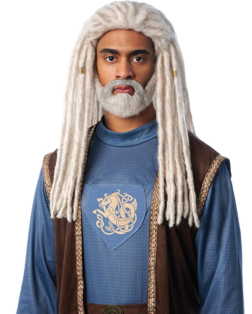 Lord of the Sea Long Platinum Blonde Dreads Wig