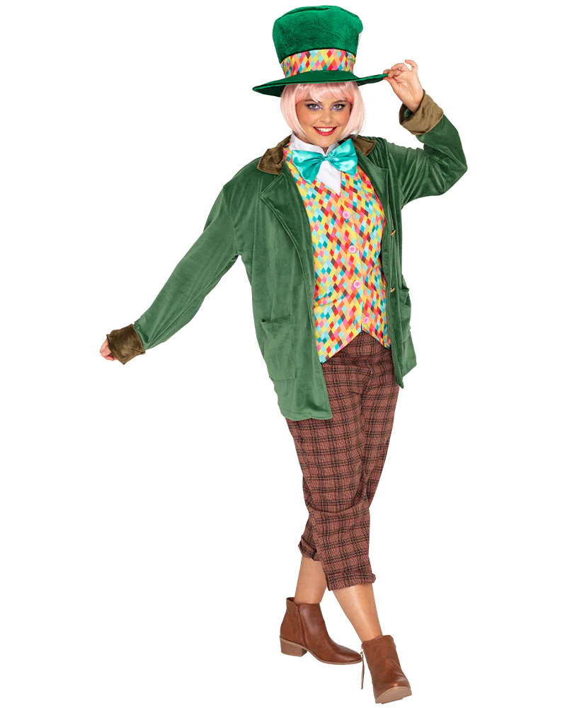 Maddest Hatter Deluxe Adult Book Week Costume - Image 6
