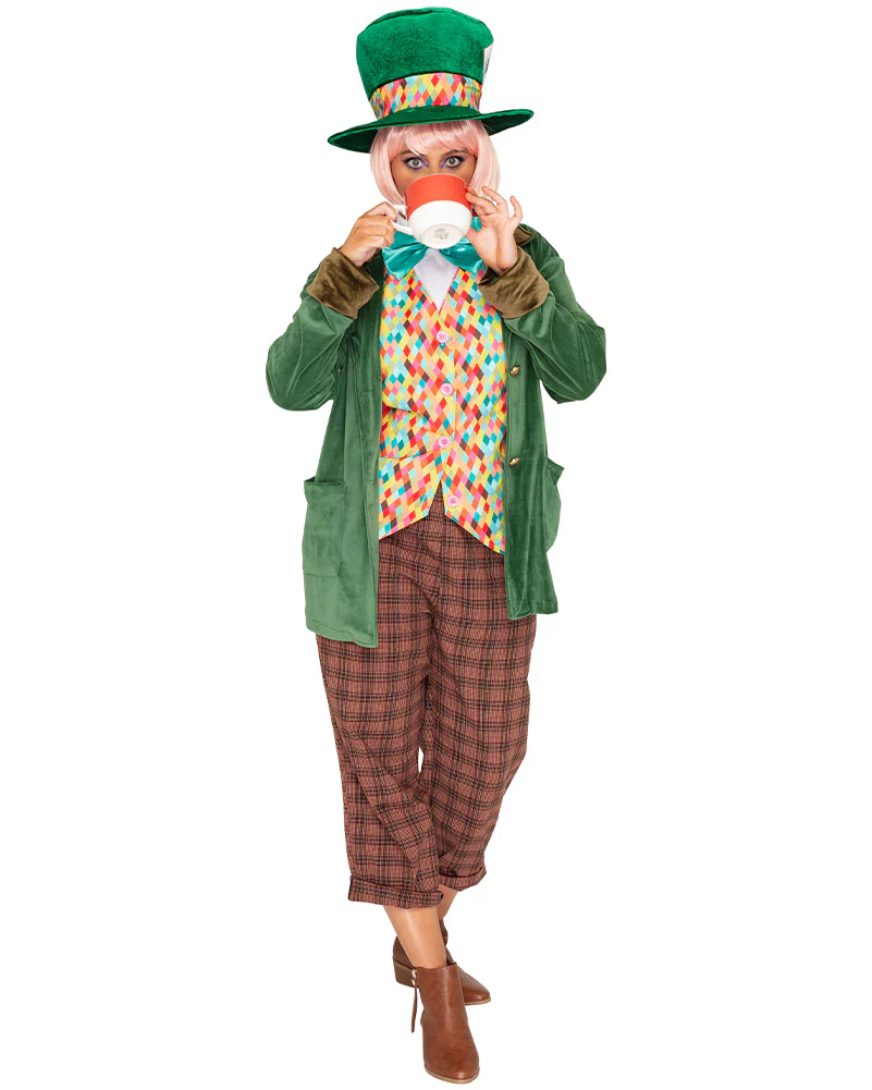 Maddest Hatter Deluxe Adult Book Week Costume - Image 8