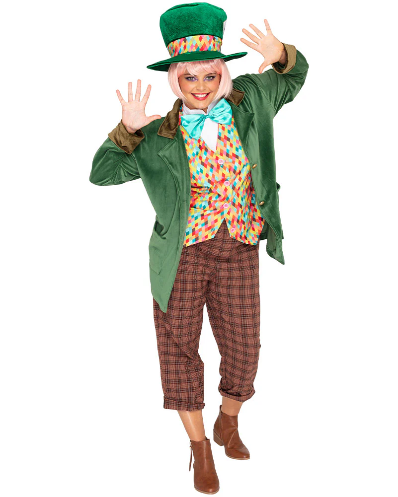 Maddest Hatter Deluxe Adult Plus Size Book Week Costume - Image 7