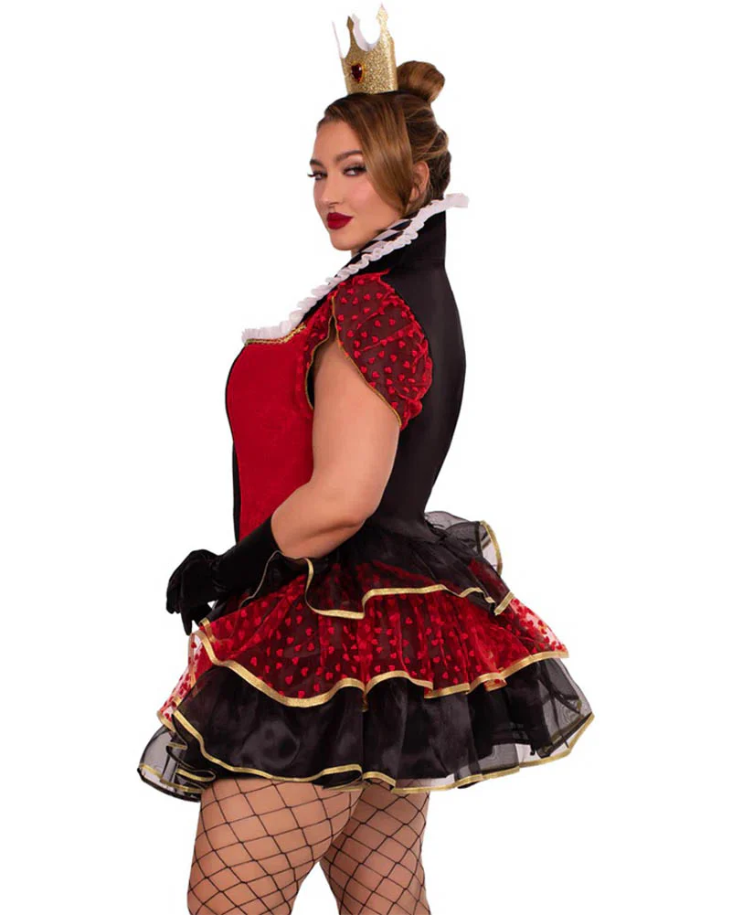 Majestic Queen of Hearts Plus Size Womens Costume - Image 3