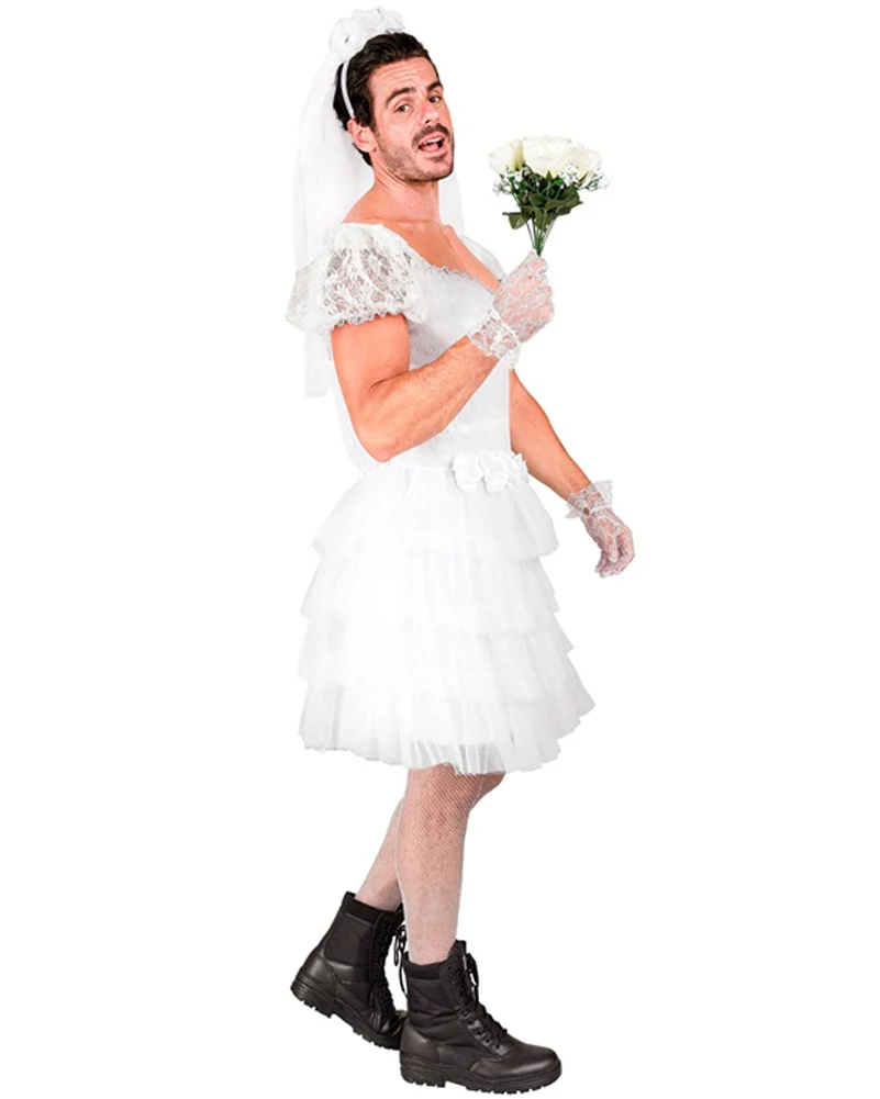 Male Bride Mens Costume - Image 3