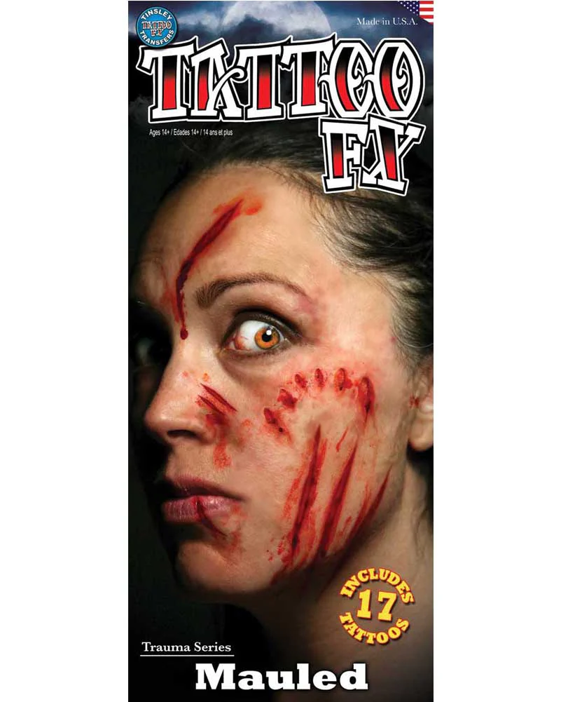 Mauled FX Temporary Tattoos - Image 2