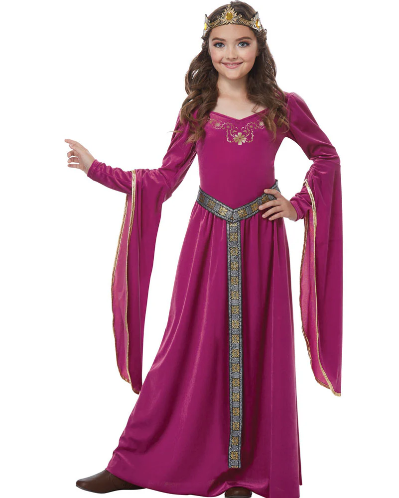 Medieval Pink Princess Girls Book Week Costume