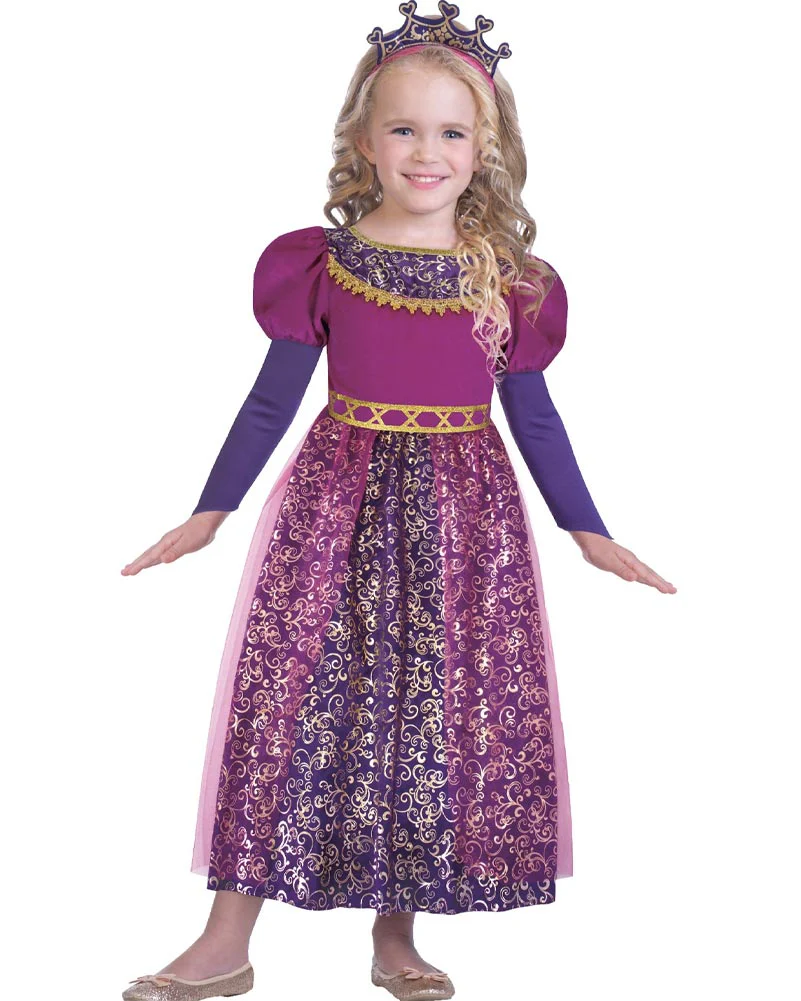 Medieval Princess with Headband Girls Book Week Costume