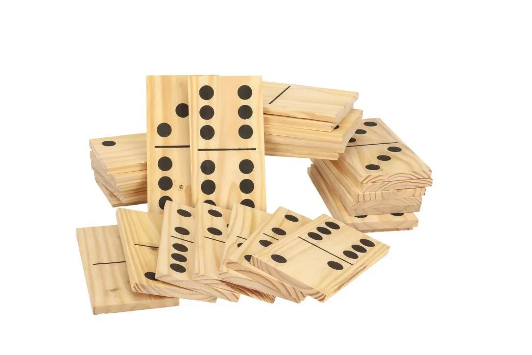 Mega Outdoor Dominoes Game Set with 28 Pieces 30cm - Image 2