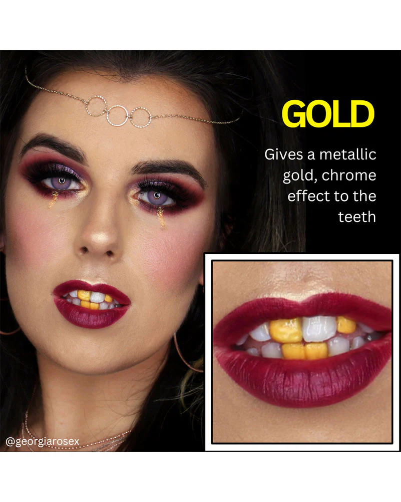 Mehron Gold Tooth Makeup 7ml - Image 2