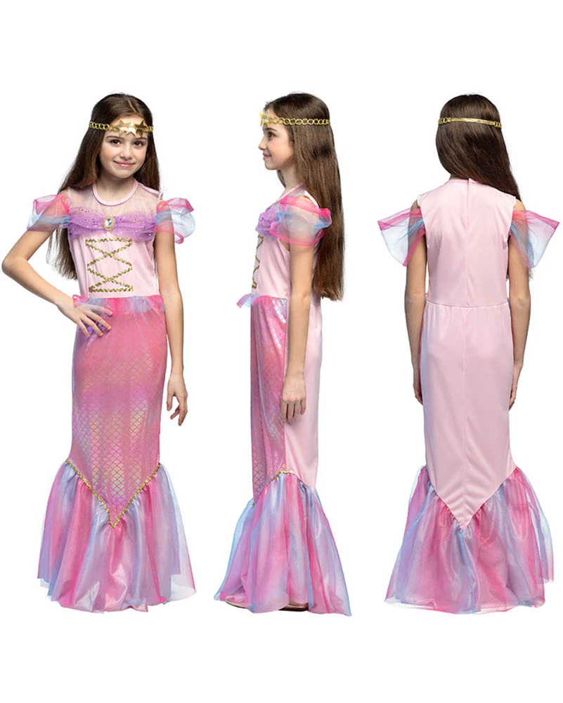 Mermaid Alana Girls Costume - Image 4