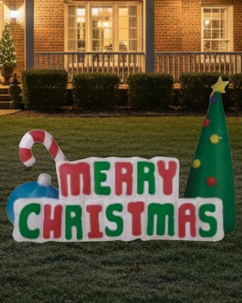 Merry Christmas Inflatable 2.4m
