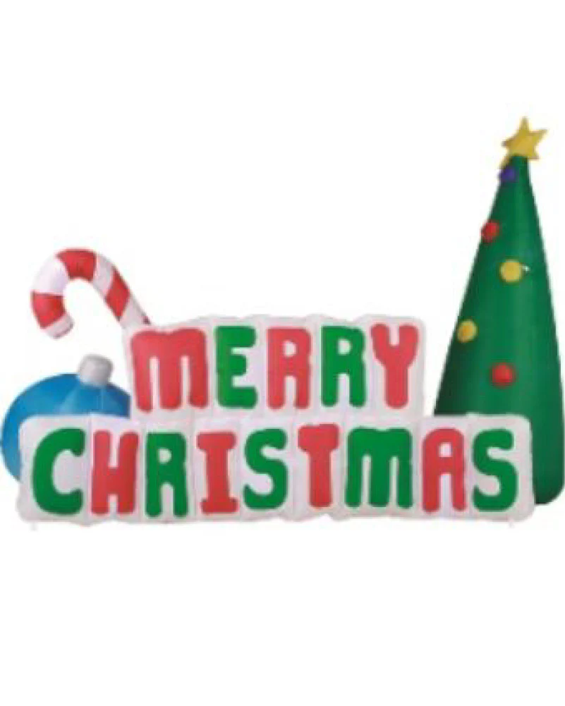 Merry Christmas Inflatable 2.4m - Image 2