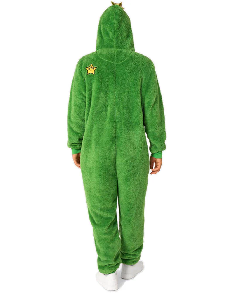 Merry Jinglejoy Christmas Tree Opposuit Adult Onesie - Image 2