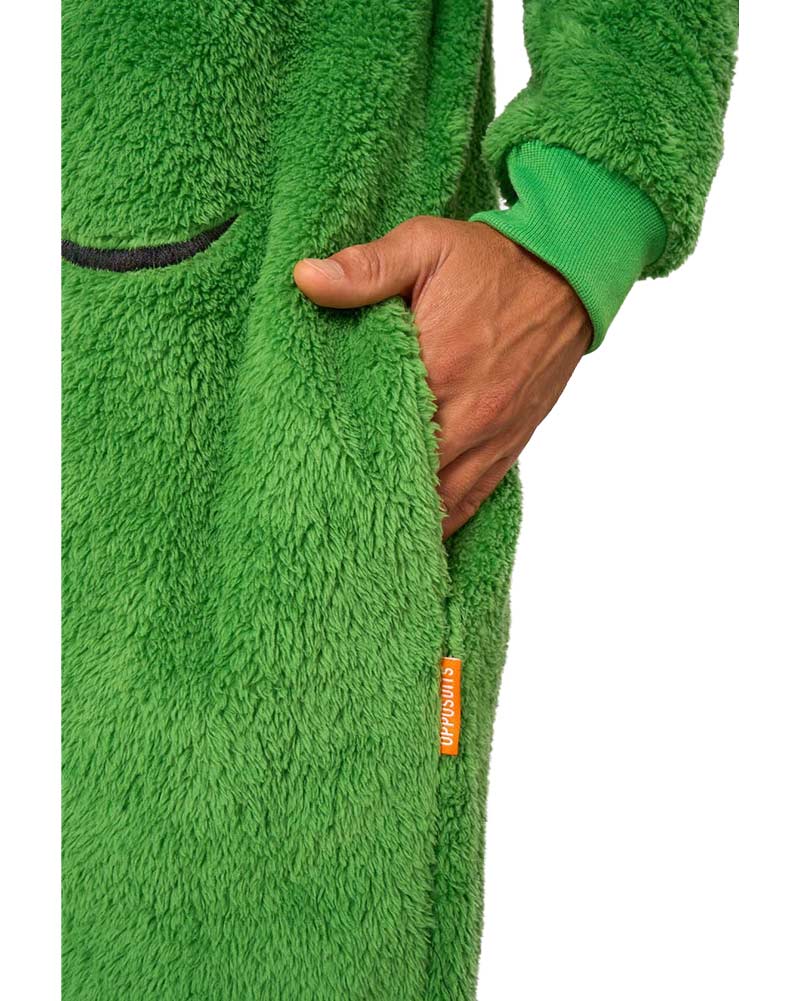 Merry Jinglejoy Christmas Tree Opposuit Adult Onesie - Image 3