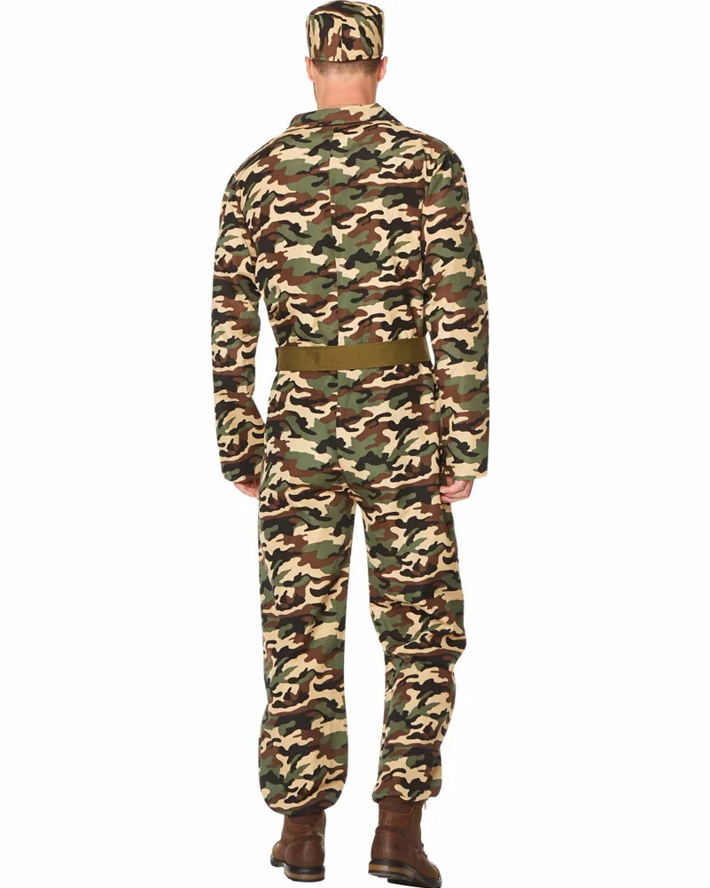 Military Camo Suit Mens Costume - Image 2