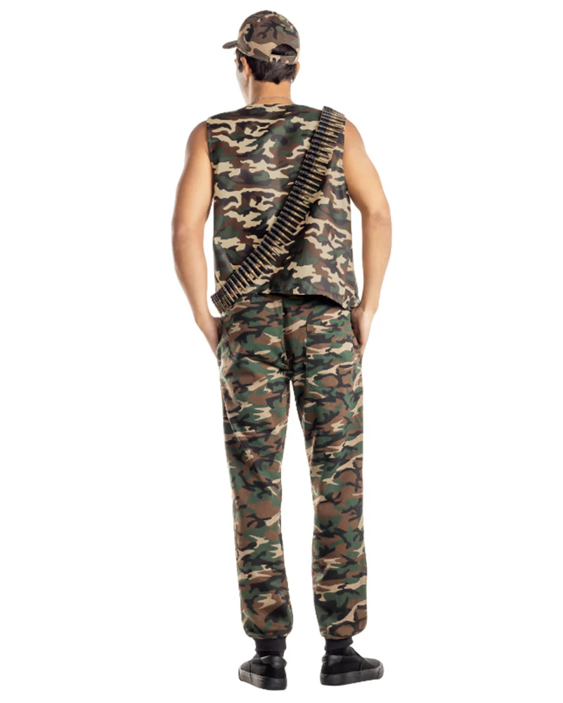 Military Recruit Plus Size Mens Costume - Image 2