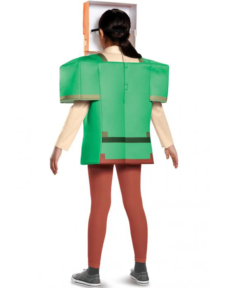 Minecraft Alex Classic Girls Costume - Image 3