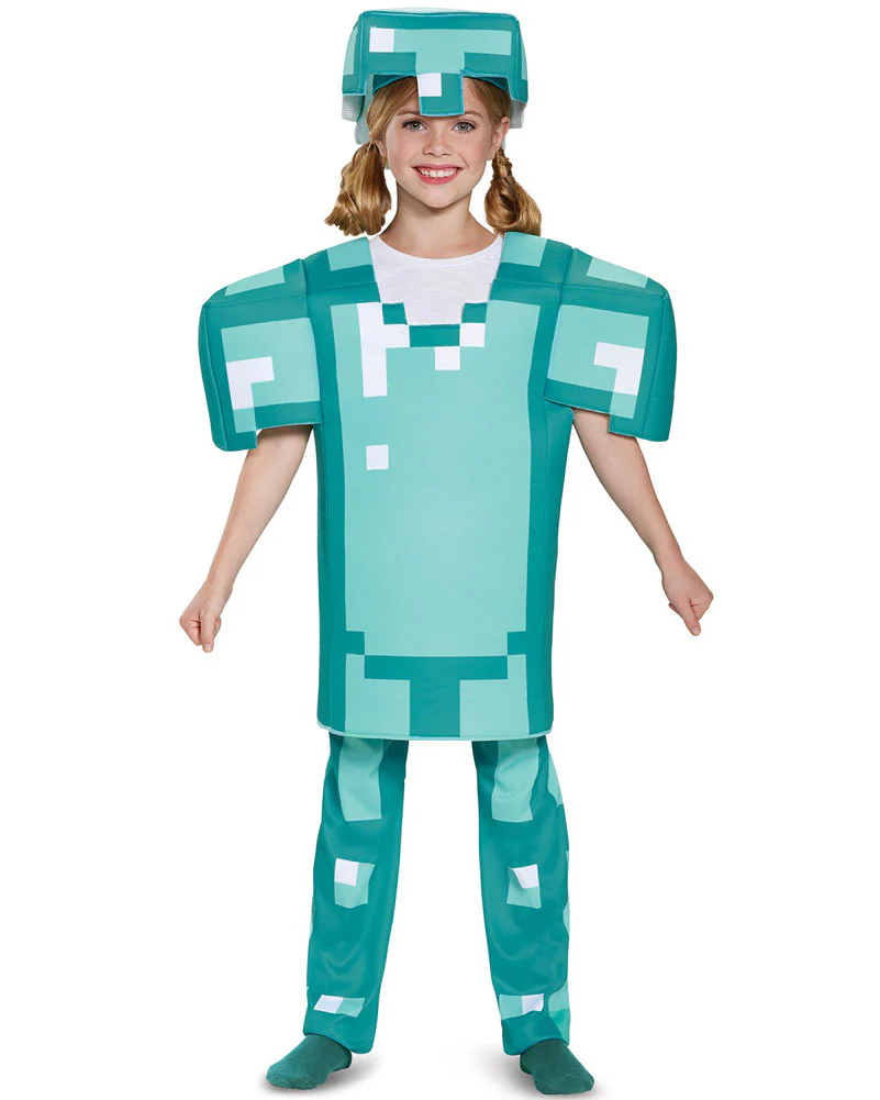 Minecraft Armour Prestige Kids Costume - Image 2