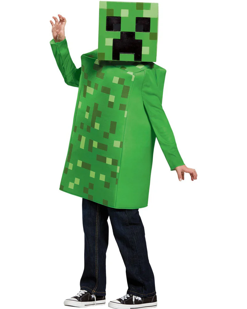 Minecraft Creeper Classic Boys Costume - Image 2