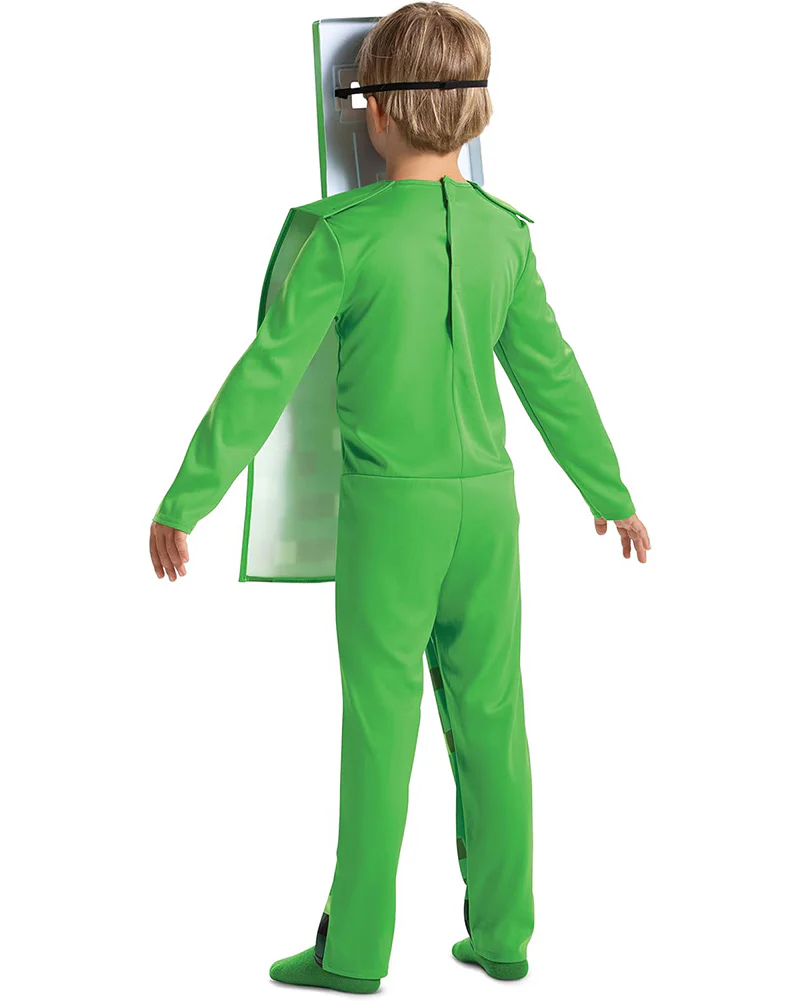 Minecraft Creeper Fancy Dress Boys Costume - Image 2