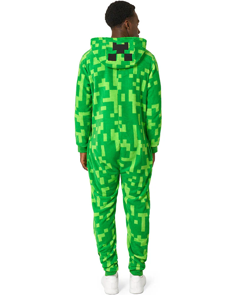 Minecraft Creeper Opposuit Adult Onesie - Image 4