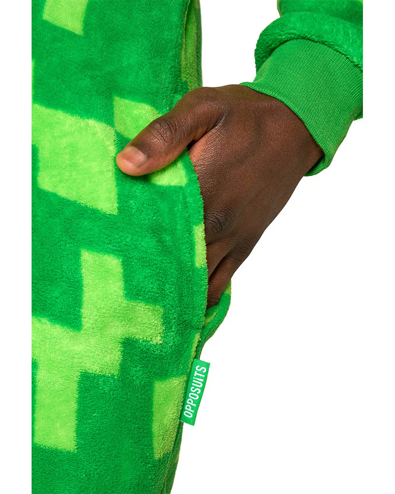 Minecraft Creeper Opposuit Adult Onesie - Image 5