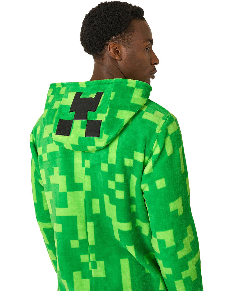 Minecraft Creeper Opposuit Adult Onesie - Image 6