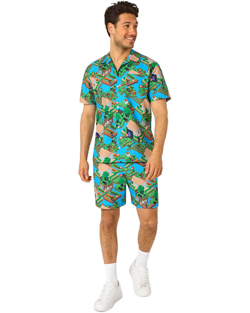 Minecraft OverWorld Mens Summer Set - Image 5