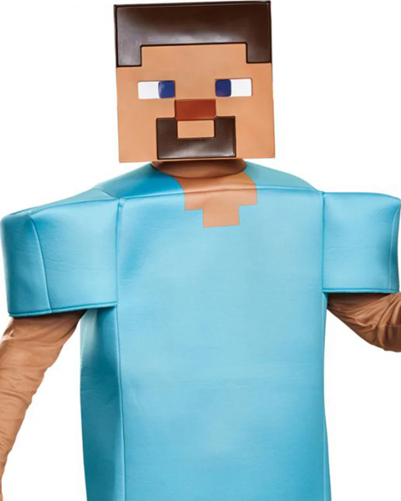 Minecraft Steve Classic Mens Costume - Image 2