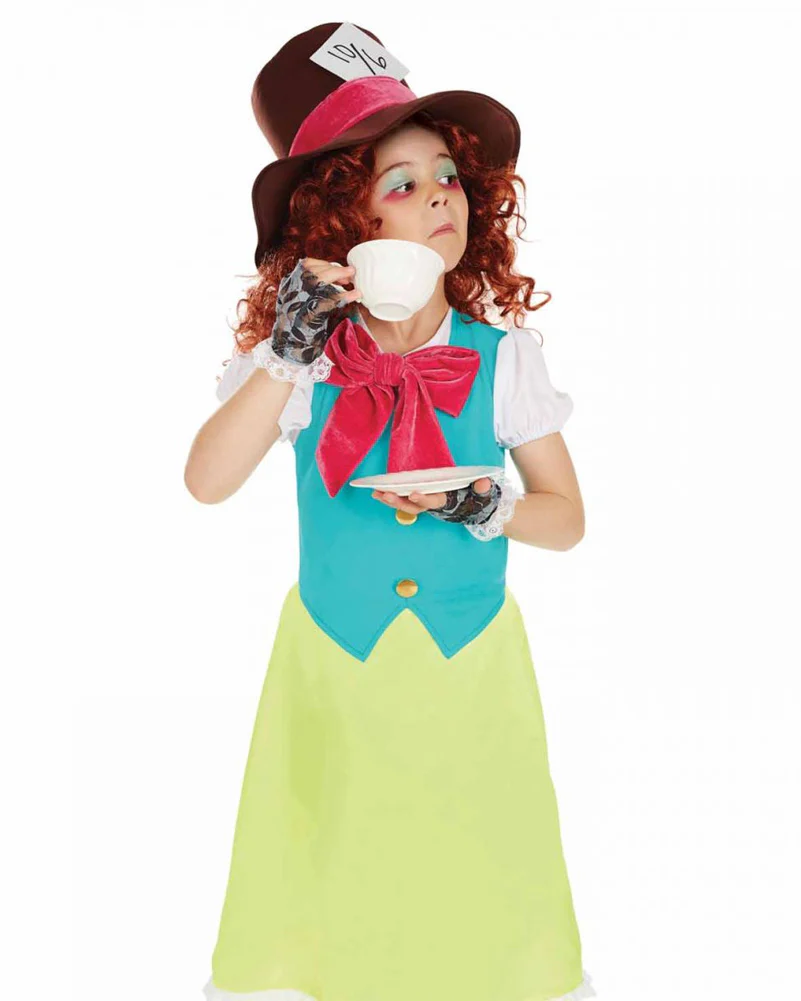 Miss Hatter Dress Girls Book Week Costume - Image 2