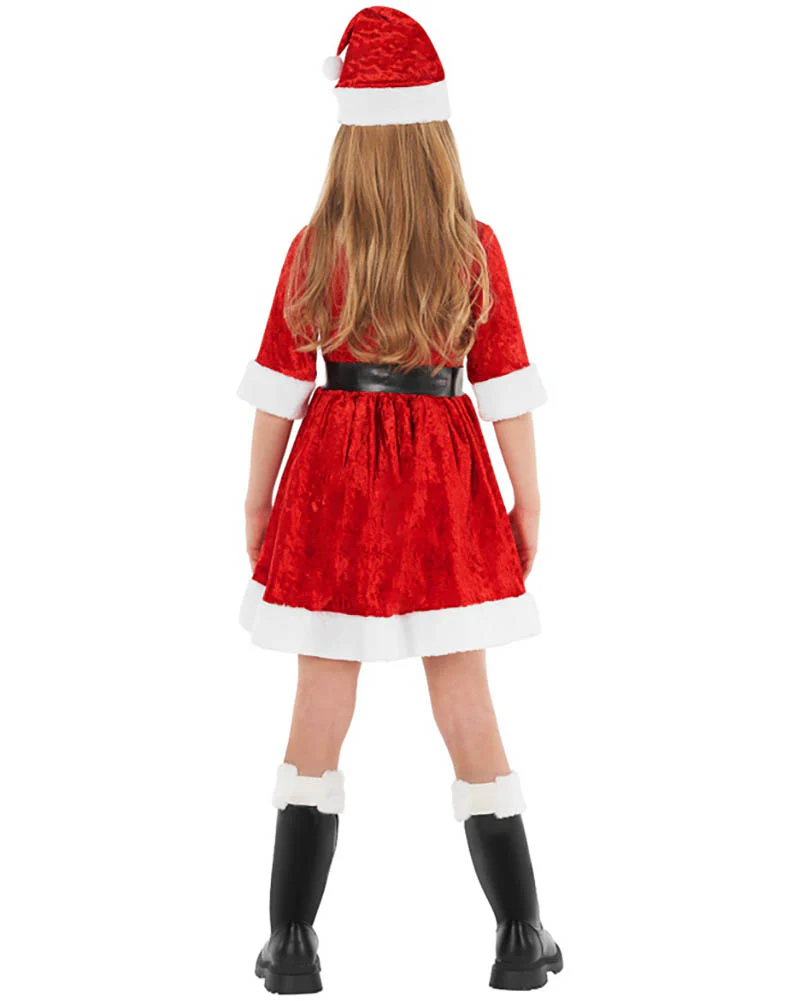 Miss Santa Claus Girls Costume - Image 2