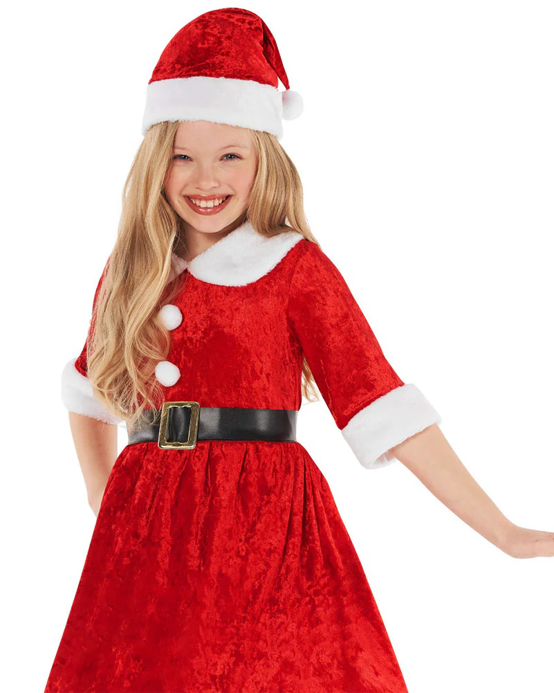 Miss Santa Claus Girls Costume - Image 5