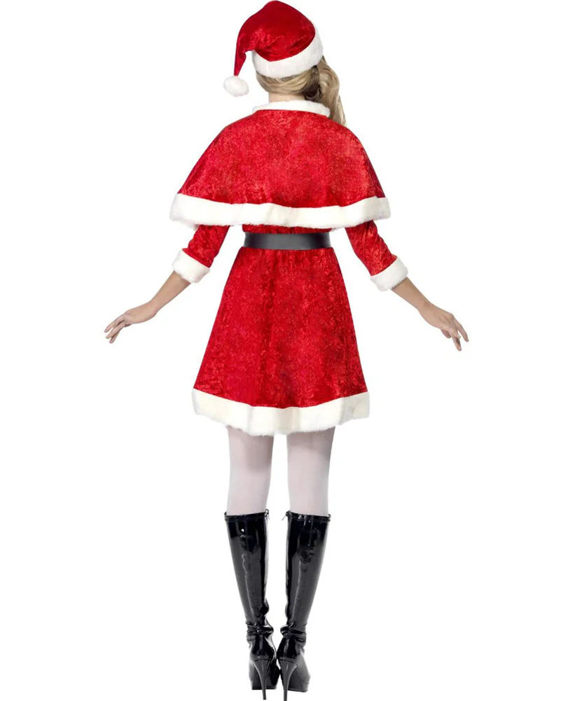 Miss Santa Dress Womens Christmas Costume - Image 3
