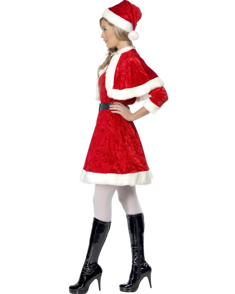Miss Santa Dress Womens Christmas Costume - Image 4