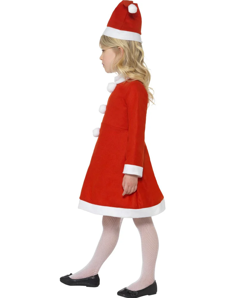 Miss Santa Value Girls Christmas Costume - Image 2