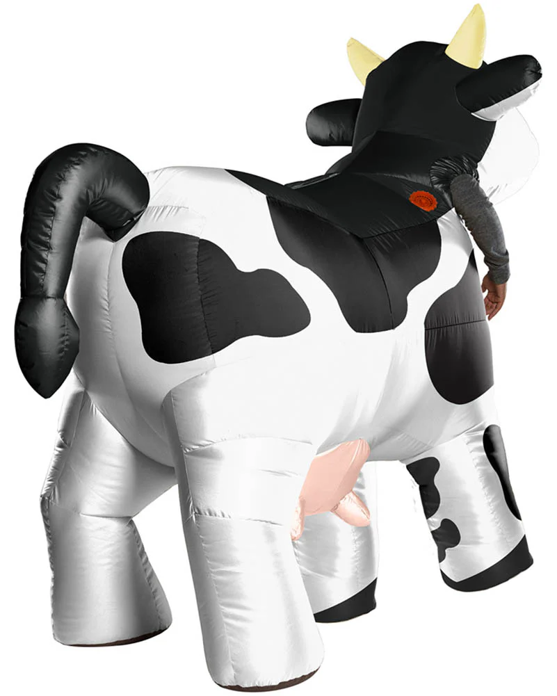 Moo Moo The Inflatable Cow Adult Costume - Image 2