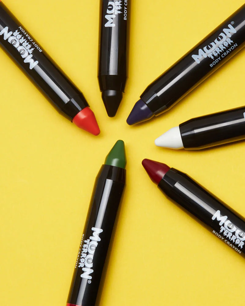 Moon Creations Halloween Terror Body Crayon Paint Sticks Pack of 6 - Image 3