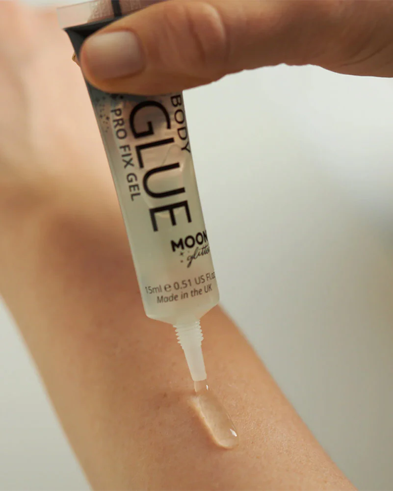 Moon Glitter Clear Pro Fix Gel Body Glue 15ml - Image 3